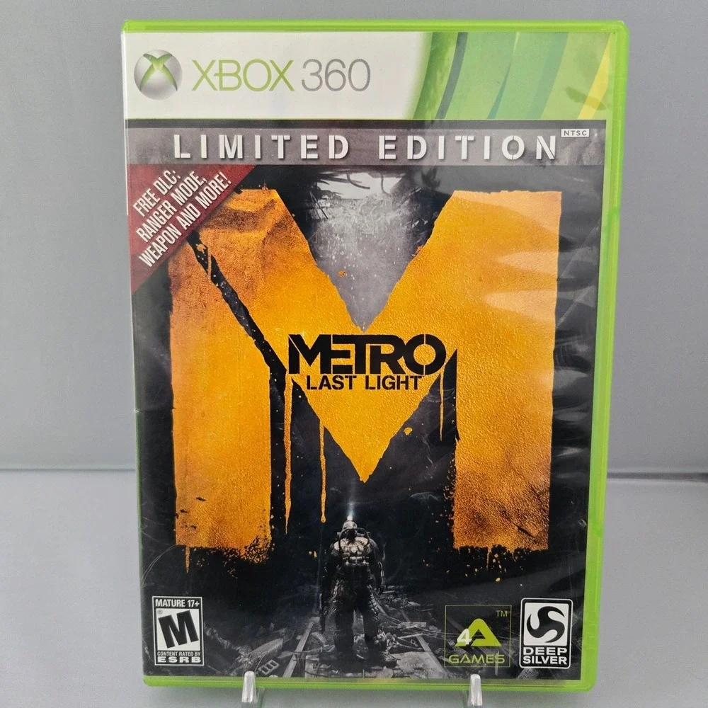 Metro: Last Light Limited Edition - Xbox 360 - CIB W/ Manual &‎ Inserts Tested